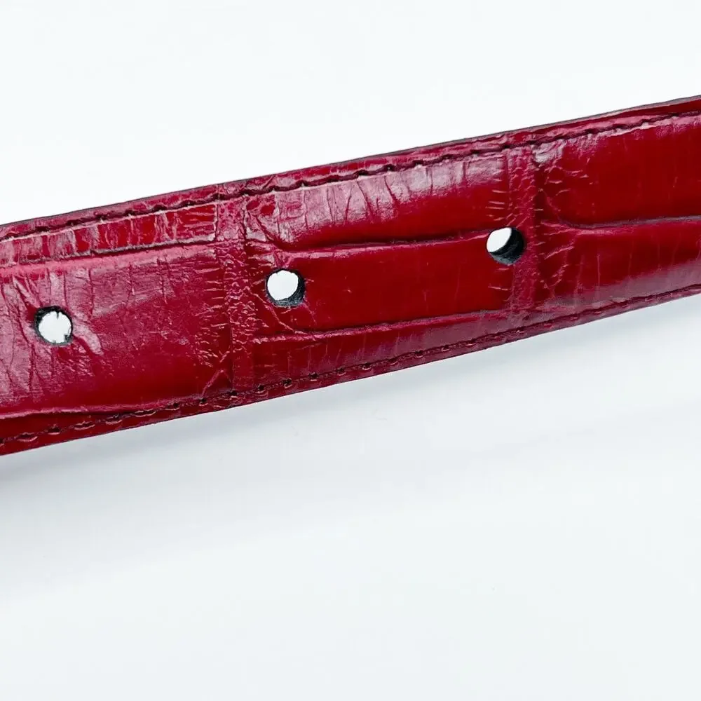 Brighton Reversible Red And Tan Belt Size Medium